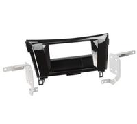 Per Nissan Qashqai J11 Placca Autoradio Cornice a Incasso 1-DIN Nero Pianoforte