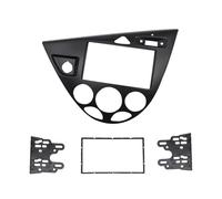 Cornice Autoradio 2 DIN Per Montaggio A Cruscotto, Per Ford Per Focus Per Fiesta 1998-2006 Con Guida A Sinistra Montaggio Autoradio(Black)