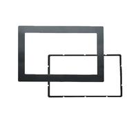 Cornice Autoradio Decalcomania Per Telai Universale 2DIN Radio Car Player Cornice Decorativa Accessori Per Pannelli Plastica 178x102mm Adattatore Autoradio