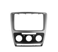 Cornice Autoradio Mascherina 2Din Per Skoda Per Octavia 2008-2013 Manuale AC Audio Fascia Stereo Radio GPS Pannello DVD Staffa Montaggio Installazione Trim Kit Telaio