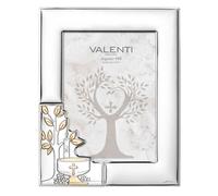 Valenti Argenti Cornice Portafoto per Il Battesimo con L'Albero della Vita, Adatta a Fotografie 13 x 18 cm