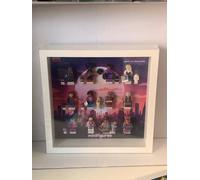 Cornice Bianca Vetrina Display + Serie COMPLETA Lego Spiderman 71050