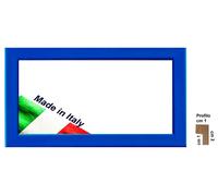 Cornice Blu chiara in legno con battita alta da cm.1 per poster stampe foto