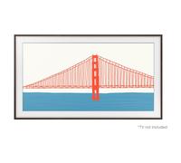 Cornice brown per 55 THE FRAME 2021 Samsung