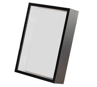 Cornice cava tridimensionale per display A4 che offre una percezione della profondità e un profilo pulito utilizzando il materiale del pannello di densità (20,3 cm)