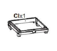 Cornice Cl x Pattumiera 1 Anta 34 x 39 x 88 cm ECOLINE1 Terry