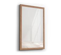 Cornice classica con specchio | rovere | dimensioni specchio: 40 x 60 / 60 x 40 cm | più cornice da 5 cm | specchio da parete | in 11 misure