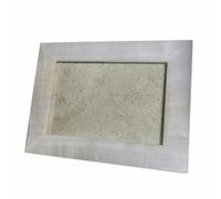 Cornice Classica Portafoto Onice Bianco White Onyx Classic Photo Frame 20x30cm