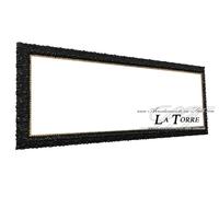 Cornice classica quadro barocco nero e oro su misura legno Madrid