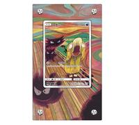 Cornice compatibile con Pokémon - Psyduck 286/SM-P Scream Munch - Evoluzioni prismatiche - Espositore protettivo per opere d'arte - Terastal Festival