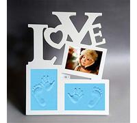Cornice con Impronte Neonato - Kit per Impronta Mani e Piedi Neonati Cornice Impronta Bambino Neonato Cornice per Foto di Fango, Regalo per Nascita e Battesimo #1