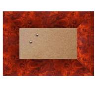 Cornice con Piede d'appoggio in radica di noce per foto,ricordi Spessore cm 4