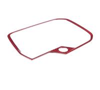 Cornice Console Interna Auto Per BMW Per Z4 Per G29 Per M2 Per M3 Per M4 Per M8 2019-23 Reale Pannello Ingranaggio Della Copertura Trim Trim Pannello Telaio(Red Carbon Fiber,Right-Hand Drive)