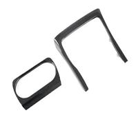 Cornice Console Interna Auto Per Toyota Per Bz4x 2022 2023 Automotive Interni In Fibra Di Carbonio Posteriore Drenaggio Tazza Telaio Volante Decorativo Trim Pannello Telaio(Front water cup cove)