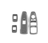 Cornice Coperchio Dell'Automobile Per BMW Serie 3 F30 F31 F35 F34 2013-2019 LHD Interruttore Alzacristalli Auto Pulsante Copertura Telaio Trim ABS Cromato Galvanica 4 PZ Decorazione Trim