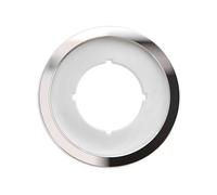 Cornice cromo lucido Teco per rubinetto a sfera Ultra KRPLU40M001