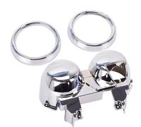 Cornice cruscotto motocicletta Compatibile Con CB400 Per CB750 1992 1993 1994 Anni 1 Set Anello Di Copertura Del Tachimetro Per Motocicletta ABS Cromato Guscio Dello Strumento Per Motocicletta