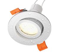 Cornice da incasso a soffitto per bagno ERID a prova di umidità IP44 rotonda [EEK: F]