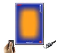 Cornice da parete a LED per modellino di auto LEGO F1 - Cornice artistica da corsa ecologica illuminata, compatibile con LEGO F1 Technic 42141/42171/42206/42207 (modello non incluso) (42141-B)