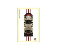 Cornice da parete compatibile con L-EG-O 42096 Porsche 911 RSR - Vetrina da parete 80×50 cm per auto da corsa Technic, regalo per adulti e appassionati di auto (modello non incluso) (leggero)