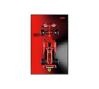 Cornice da parete per L-e*g-o Technic per Fer-rari SF-24 F*1 Car 42207 - 80 x 50 cm Scheda di montaggio per modello Supercar - Regalo per gli appassionati di L-e*g-o (solo telaio) (A,Besic)