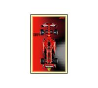 Cornice da parete per L-e*g-o Technic per Fer-rari SF-24 F*1 Car 42207 - 80 x 50 cm Scheda di montaggio per modello Supercar - Regalo per gli appassionati di L-e*g-o (solo telaio) (A,Light)