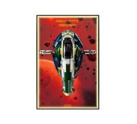 Cornice da parete per Lego 75409 Interstellar Spacecraft, cornice personalizzata per modello 75409, per collezioni da parete, 49,8 x 79,8 cm (modello non incluso) (opzione B (con luci)