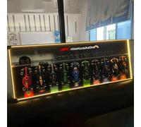 Cornice da parete veloce per LEGO Speed F1 10 in1 modello di auto - Regalo da collezione, cornice artistica da corsa, compatibile con Speed F1 Champions (modello non incluso) (luminoso stile-A)