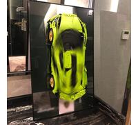 Cornice da parete veloce per LEGO Speed F1 modello di auto 10 in1, regalo da collezione, compatibile con Speed F1 Champions (modello non incluso) (42115 Lam*borghini Sián FKP 37)