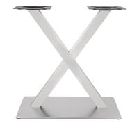 Cornice da scrivania a forma di V, gambe da tavolo, in acciaio inox, design moderno, base da tavolo, 70 x 40 cm, gambe da tavolo da 200 kg, per tavolo da pranzo, scrivania, tavolino da caffè