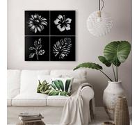 Cornice decorativa 40x40 cm natura nero