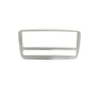 Cornice Decorativa In Acciaio Inox Per Console Centrale CD Per Mercedes Per Benz CLA GLA Classe A C117 X156 W176(Argento)