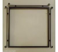 CORNICE DESIGN per Camino FERRO BATTUTO con o senza LED . Personalizzata 429