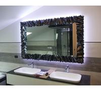 CORNICE DESIGN Specchio Foto FERRO BATTUTO con o senza LED Personalizzata 850.