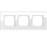 CORNICE DI COPERTURA GIRO Esprit Glas, Moduli 55x55 mm, Bianco
