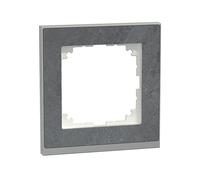 CORNICE DI COPERTURA MERTEN & STORCK Serie M-Pure Decor, Alluminio, Grigio