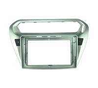 Cornice Di Montaggio Per Autoradio 2 DIN Da 9 Pollici Per Peugeot 301, Per Citroen E Per ELYSEE 2014 Mascherine telaio per veicoli(Frame-silver)