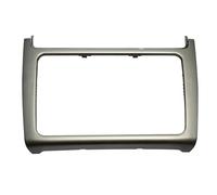 Cornice di rivestimento del cruscotto Kit Montaggio Pannello Cruscotto Auto Cornice Per Radio E Audio Per VW Per Polo 2014 2015 2016 2017 Cornice del pannello stereo dell'autoradio(Grigio argento)