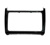 Cornice di rivestimento del cruscotto Kit Montaggio Pannello Cruscotto Auto Cornice Per Radio E Audio Per VW Per Polo 2014 2015 2016 2017 Cornice del pannello stereo dell'autoradio(Pianoforte nero)