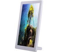 Cornice digitale 12" 1280 x 800 Schermo pubblicitario verticale sottile con cornice stretta Menu elettronico Scheda pasto Retroilluminazione a LED Interfaccia USB Telecomando Cornice digitale (Bianco