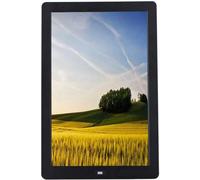 Cornice digitale 12" 1280 x 800 Schermo pubblicitario verticale sottile con cornice stretta Menu elettronico Scheda pasto Retroilluminazione a LED Interfaccia USB Telecomando Cornice digitale (Nero 1