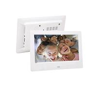 CORNICE DIGITALE 7 POLLICI, CORNICE DIGITALE SMART CON FOTO VIDEO E MUSICA, CON TELECOMANDO, USB, SCHEDA SD, RISOLUZIONE HD, CORNICE CON SVEGLIA E CALENDARIO - DISCORAMA®