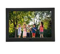 Cornice Digitale, Auto On Off Timer 100-240V Schermo IPS da 10,1 Pollici Altoparlante Stereo Album Elettronico Supporto Scheda di Memoria con Telecomando per Matrimonio
