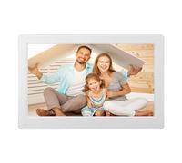 Cornice Digitale con Display HD da 13,3 Pollici, Schermo IPS, Calendario, Sveglia, Telecomando, Supporta Fino a Schede di Memoria, Giradischi per Immagini Video (Spina europea)