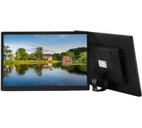 Cornice digitale, Cornice digitale da 15,4 pollici 1280x800 ad alta risoluzione 16:9 FHD IPS Schermo Cornici digitali Supporto a 4 colori Ingresso HDMI Riproduzione video HD 1080P (Nero 15 pollici)