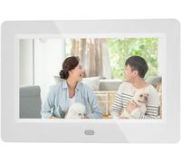 Cornice digitale Cornice fotografica digitale elettronica da 10,1 pollici con schermo LCD IPS 1024x600 ad alta risoluzione e sensore di movimento con rotazione automatica Funzione orologio calendario