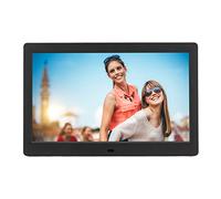 Cornice Digitale, Cornice per Foto con Calendario e Orologio Video HD da 10,1 Pollici LED HD 100-240V, con Telecomando, per Condividere Momenti (Spina europea)
