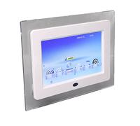 Cornice Digitale, Cornice per Foto Intelligente Schermo 800x480 Buona compatibilità Velocità Regolabile 100-240 V per Uso Domestico (Spina europea)