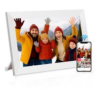 Cornice digitale da 10,1 '' con touch screen HD, display 1280 x 800, rotazione automatica, presentazione, facile condivisione delle app, invia istantaneamente foto e video sempre e ovunque