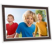 Cornice digitale da 10,1 pollici, cornice digitale WiFi con memoria da 16 GB, touchscreen IPS HD, caricamento istantaneo di foto e video tramite app Uhale, montaggio a parete, per mamma, inaugurazione